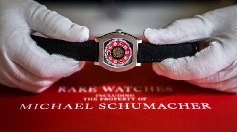 Oito relógios de Schumacher leiloados por 4ME