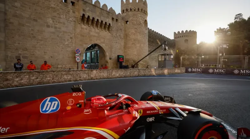 Charles Leclerc, rei das “poles position” em Baku