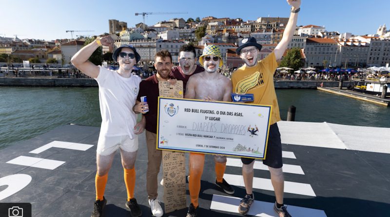 Diaper Droppers venceram o Red Bull Flugtag