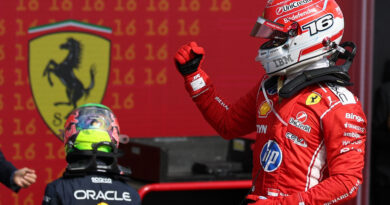 Leclerc vence em Inglaterra atrás do “safety car”