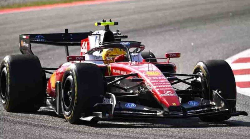 Lewis Hamilton domina treino livre em “casa”