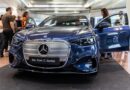 Mercedes-Benz Classe C elétrico na C. Santos
